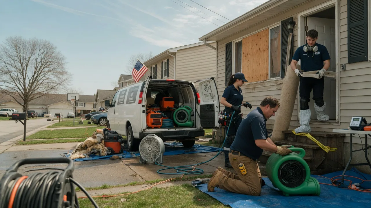 Water Damage Restoration in Edwardsport, IN near me